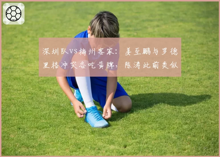 深圳队vs梅州客家：姜至鹏与罗德里格冲突各吃黄牌，陈涛此前类似肘击却直红