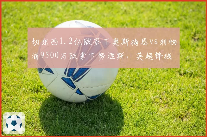 切尔西1.2亿欧签下奥斯梅恩vs利物浦9500万欧拿下努涅斯，英超锋线新核性价比之争